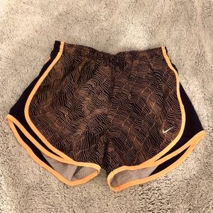 Nike Shorts- Neon Orange and Navy